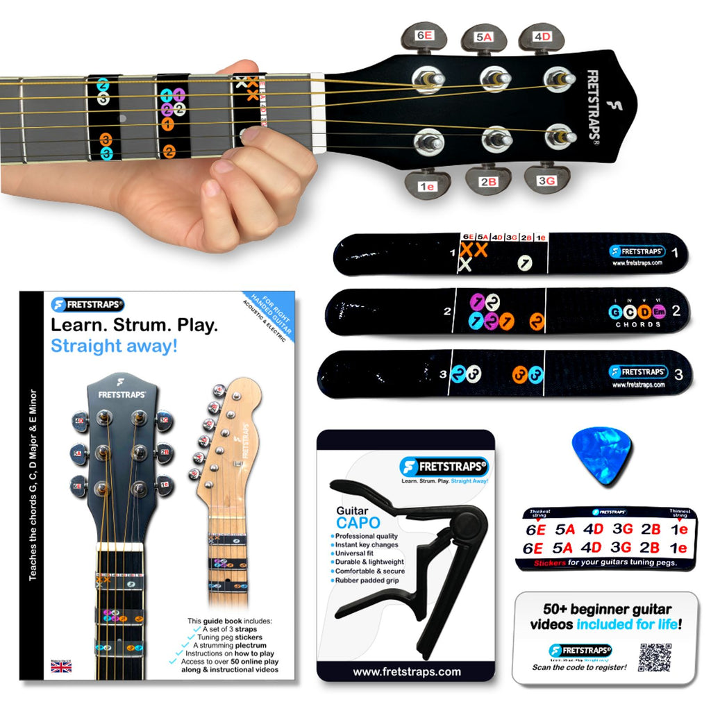 Fretstraps Beginner Guitar Starter Kit