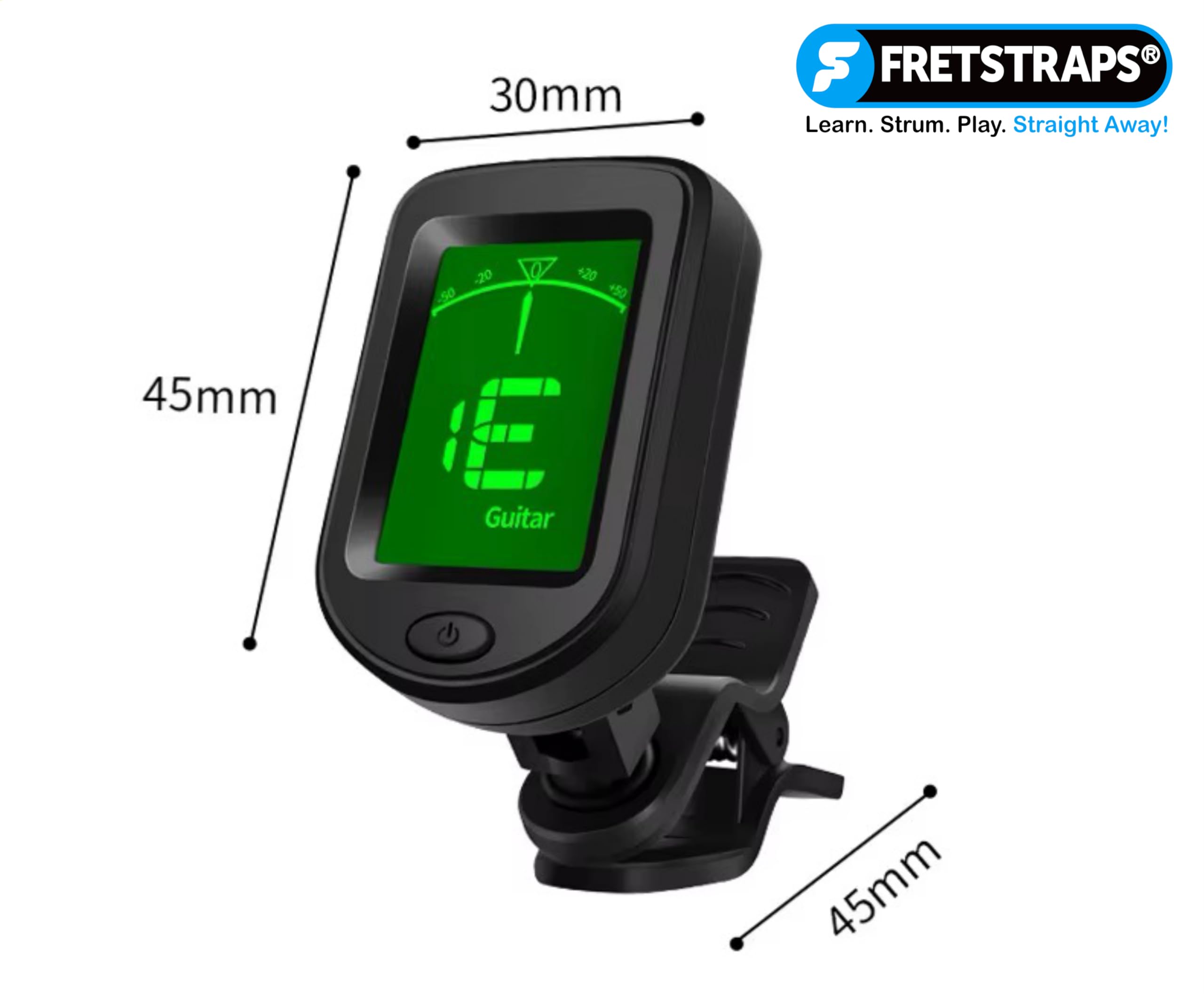 Fretstraps Clip-On Tuner