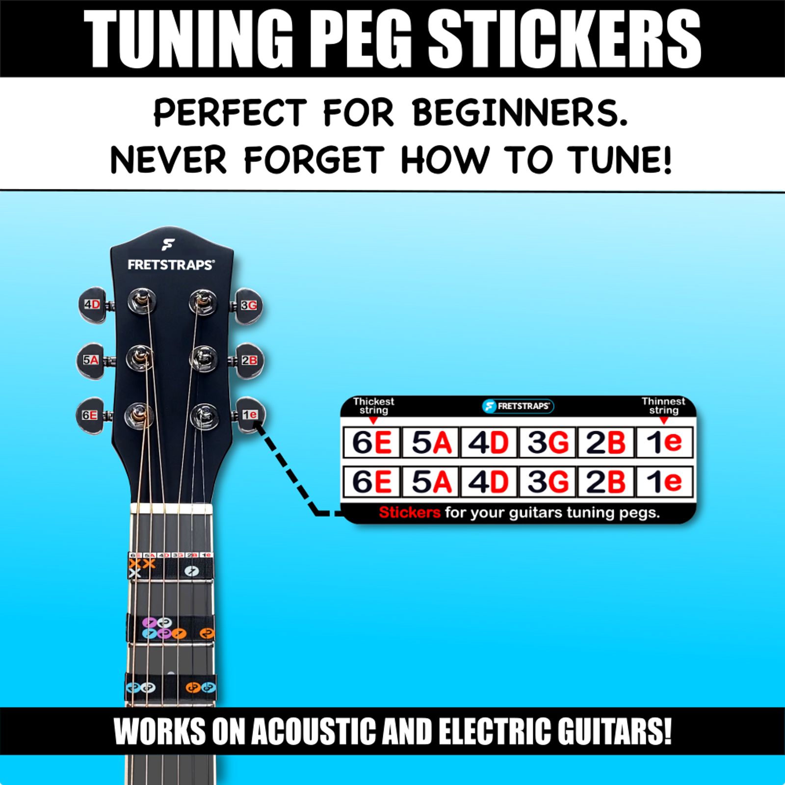 Fretstraps Beginner Guitar Starter Kit